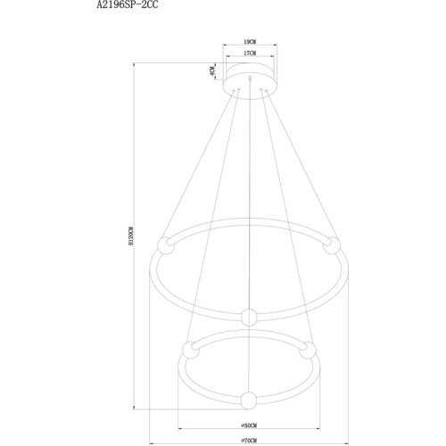 Подвесной светильник Arte Lamp Harley A2196SP-2CC изображение в интернет-магазине Cramer Light фото 4