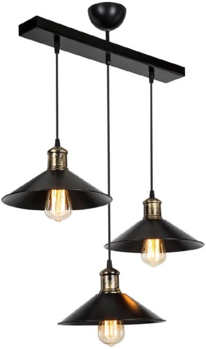 Подвесной светильник Toplight Delilah TL1606H-03BK изображение в интернет-магазине Cramer Light фото 2