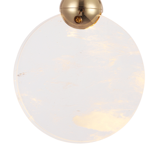 Подвесной светильник Crystal Lux CIELO SP3W LED GOLD изображение в интернет-магазине Cramer Light фото 4