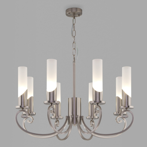 Подвесная люстра Eurosvet 60117/8 никель Smart a050019 изображение в интернет-магазине Cramer Light