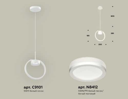 Подвесной светильник Ambrella Light Traditional (C9101, N8412) XB9101150 изображение в интернет-магазине Cramer Light фото 2