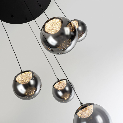 Подвесной светильник Modelux ML.2338.5 BK изображение в интернет-магазине Cramer Light фото 8