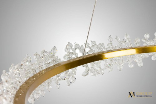 Подвесной светильник AM Group AM455 L600 POLISHED GOLD изображение в интернет-магазине Cramer Light фото 4