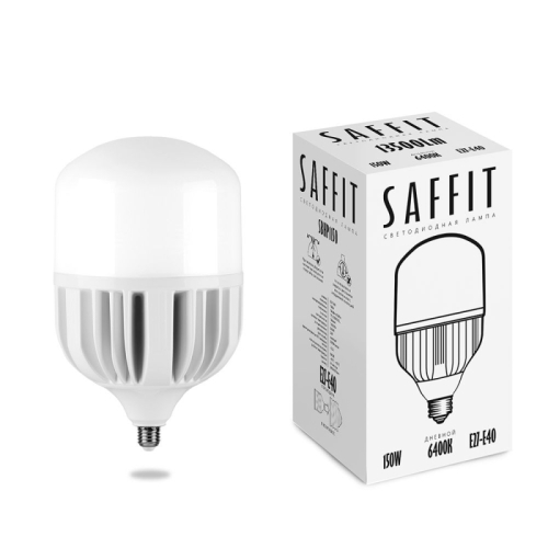 Лампа светодиодная Saffit SBHP1150 E27-E40 150W 6400K 55144 изображение в интернет-магазине Cramer Light