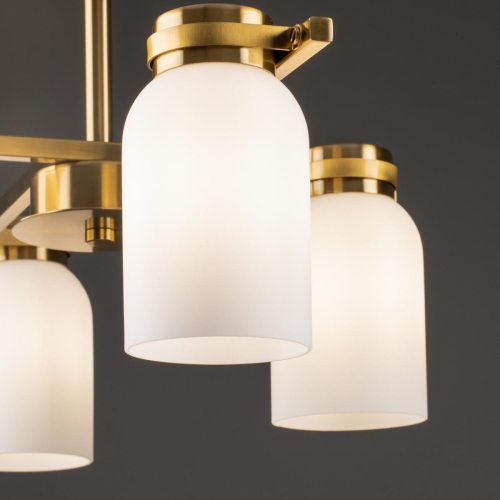 Люстра на штанге Freya Kamelia FR5446PL-04BS1 изображение в интернет-магазине Cramer Light фото 3