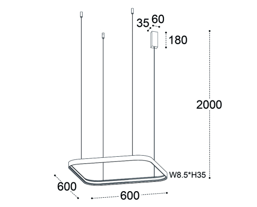 Подвесная люстра Italline IT013-6031 white 3000K изображение в интернет-магазине Cramer Light фото 3