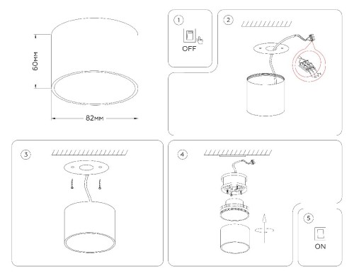 Накладной светильник Ambrella Light GX Standard Tech TN5359 изображение в интернет-магазине Cramer Light фото 6