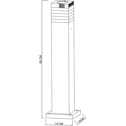 Уличный светильник Arte Lamp Hadar A4421PA-1BK дополнительное фото фото 4