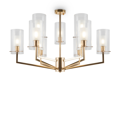 Люстра на штанге Freya Felicity FR5206PL-09FG изображение в интернет-магазине Cramer Light