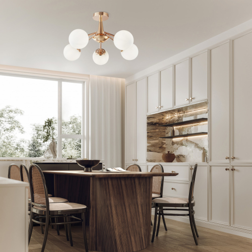 Потолочная люстра Arte Milano Napoli 338654/5 FGD изображение в интернет-магазине Cramer Light фото 3