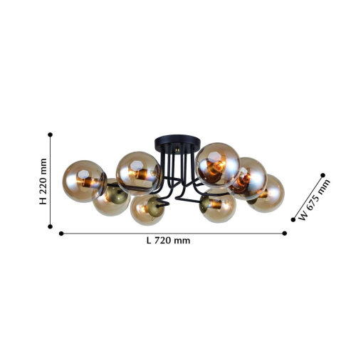 Потолочная люстра F-Promo Modestus 2344-8U изображение в интернет-магазине Cramer Light фото 4