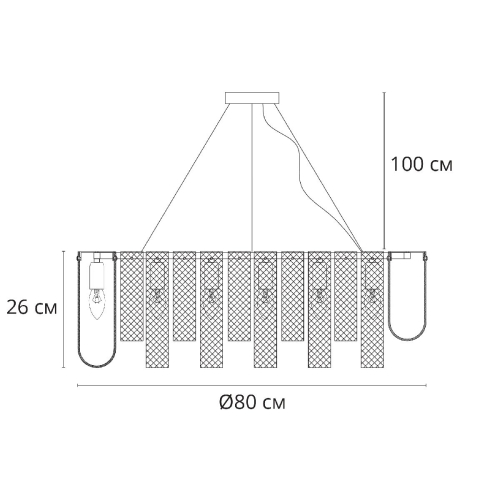 Подвесная люстра Arte Lamp Denebola A4074LM-14CC изображение в интернет-магазине Cramer Light фото 5