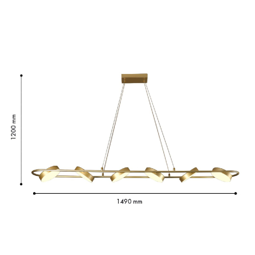 Подвесная люстра F-Promo Abris 4677-6P изображение в интернет-магазине Cramer Light фото 3