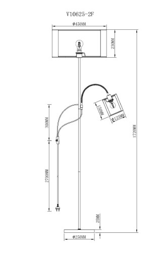 Торшер Moderli Room V10625-2F изображение в интернет-магазине Cramer Light фото 8