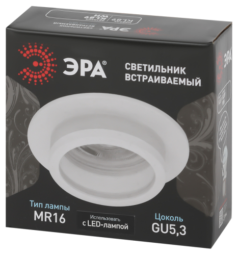 Встраиваемый светильник Эра KL89 WH Б0054356 изображение в интернет-магазине Cramer Light фото 4