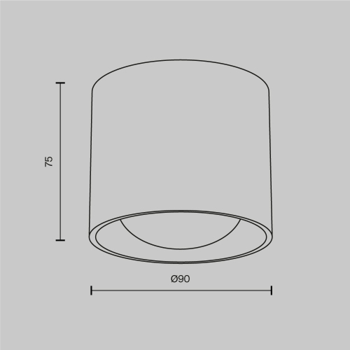 Накладной светильник Maytoni Lens C217CL-15W3K-W изображение в интернет-магазине Cramer Light фото 9