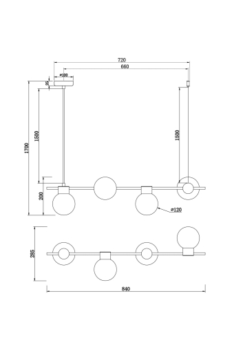 Подвесной светильник Freya Gatsby FR5232PL-04B изображение в интернет-магазине Cramer Light фото 7