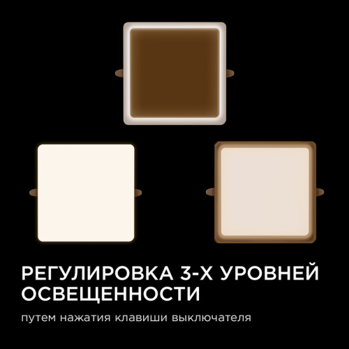Встраиваемая светодиодная панель Apeyron FLP 06-119 изображение в интернет-магазине Cramer Light фото 8
