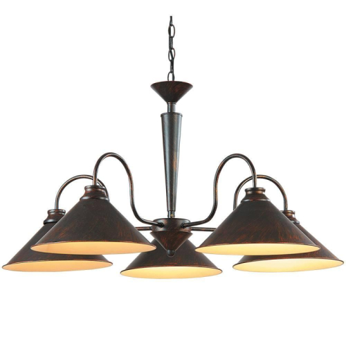Подвесная люстра Arte Lamp Cone A9330LM-5BR изображение в интернет-магазине Cramer Light