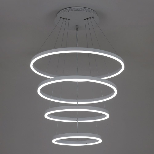 Каскадная люстра LED4U 55000-4 WH изображение в интернет-магазине Cramer Light фото 3