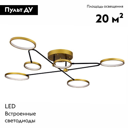 Потолочная люстра LED4U L200-6 изображение в интернет-магазине Cramer Light фото 2