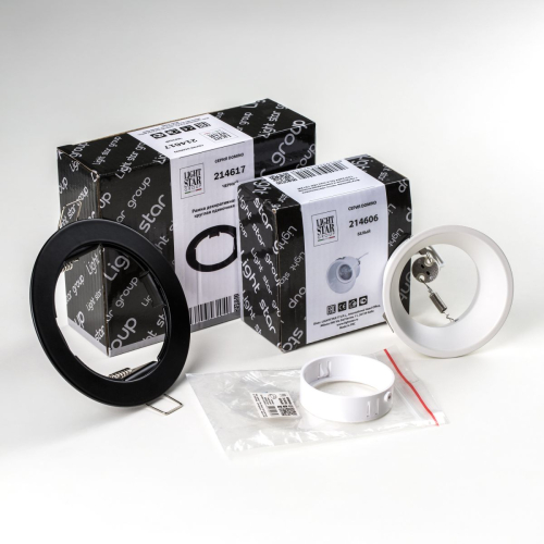 Встраиваемый светильник Lightstar Domino (214617+214606+214006) D61706WMOD изображение в интернет-магазине Cramer Light фото 2