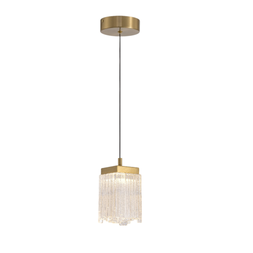 Подвесной светильник Delight Collection MD25020403-1A2 Satin gold изображение в интернет-магазине Cramer Light