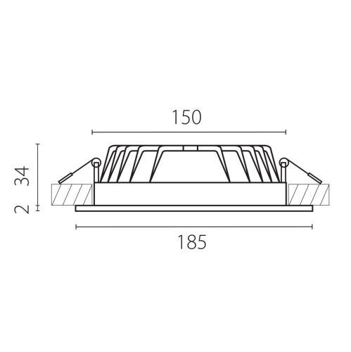 Встраиваемый светильник CCT Lightstar ZoccoIP65 223160IP65CCT изображение в интернет-магазине Cramer Light фото 2