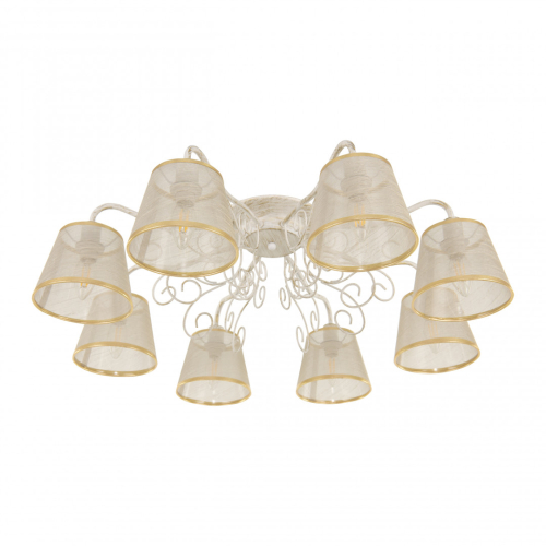 Потолочная люстра Arte Milano 341120/8 WT+G изображение в интернет-магазине Cramer Light фото 9