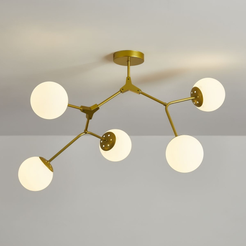 Потолочная люстра Freya Skip FR5497PL-05G изображение в интернет-магазине Cramer Light фото 4