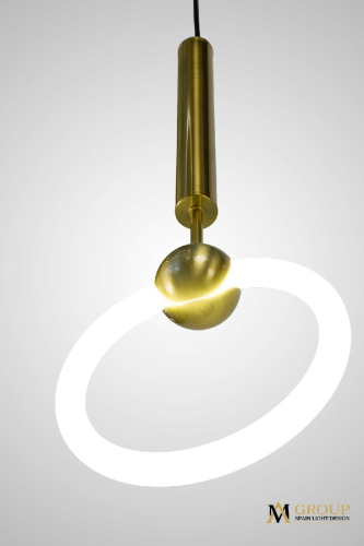 Подвесной светильник AM Group AM453 D200 GOLD изображение в интернет-магазине Cramer Light фото 2