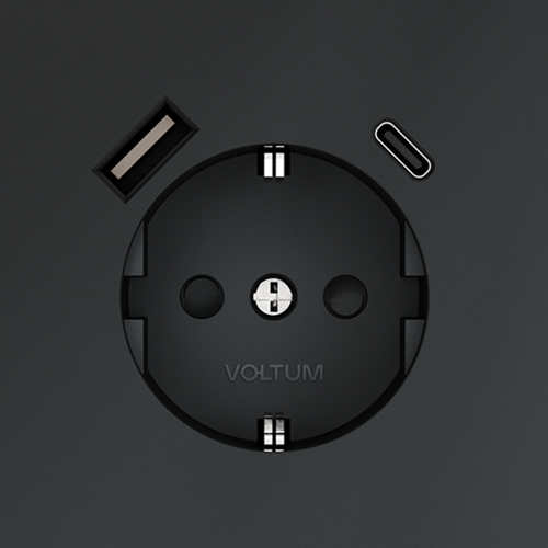Розетка с USB, A+C Voltum S70 VLS040507 дополнительное фото фото 3