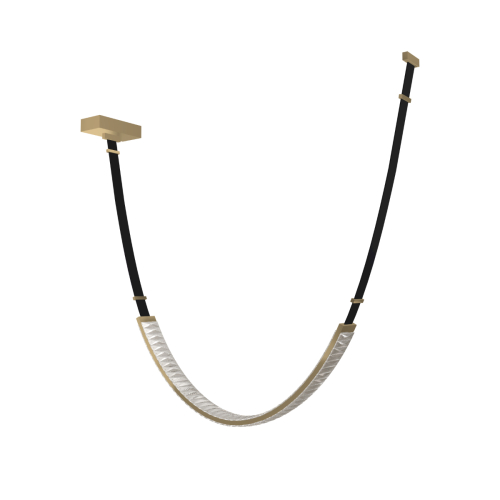 Подвесной светильник Delight Collection MD24083001-1E black/gold изображение в интернет-магазине Cramer Light