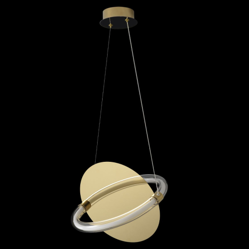 Подвесной светильник Crystal Lux NEBULA SP22W LED GOLD изображение в интернет-магазине Cramer Light фото 9