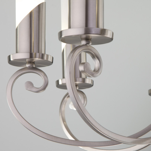 Подвесная люстра Eurosvet 60117/8 никель Smart a050019 изображение в интернет-магазине Cramer Light фото 2