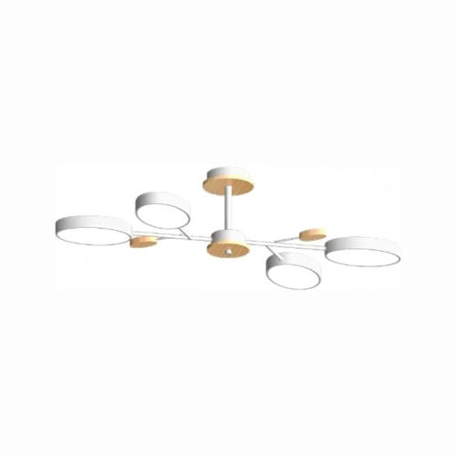 Люстра на штанге LED4U L3219-830 WH изображение в интернет-магазине Cramer Light
