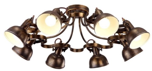 Потолочная люстра Arte Lamp Martin A5216PL-8BR изображение в интернет-магазине Cramer Light