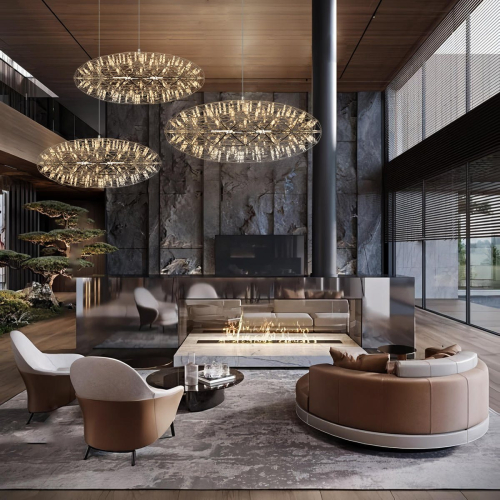 Подвесная люстра Loft IT Raimond 1898/500 Chrome изображение в интернет-магазине Cramer Light фото 5