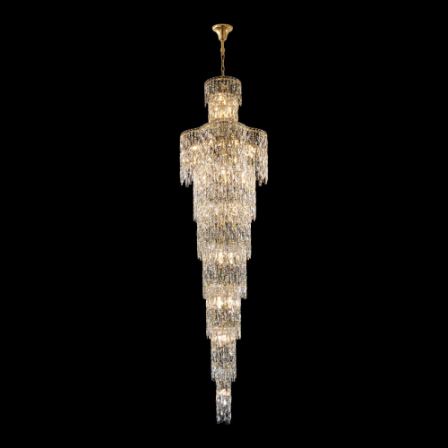 Каскадная люстра Crystal Lux ABRIL SP28 GOLD изображение в интернет-магазине Cramer Light фото 3