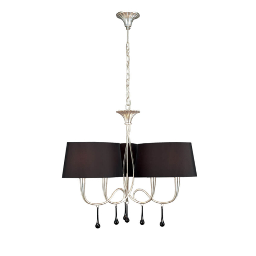 Подвесная люстра Mantra Paola Painted Silver 3530 изображение в интернет-магазине Cramer Light