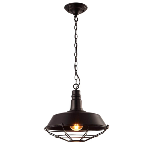 Подвесной светильник Arte Lamp Ferrico A9183SP-1BK изображение в интернет-магазине Cramer Light