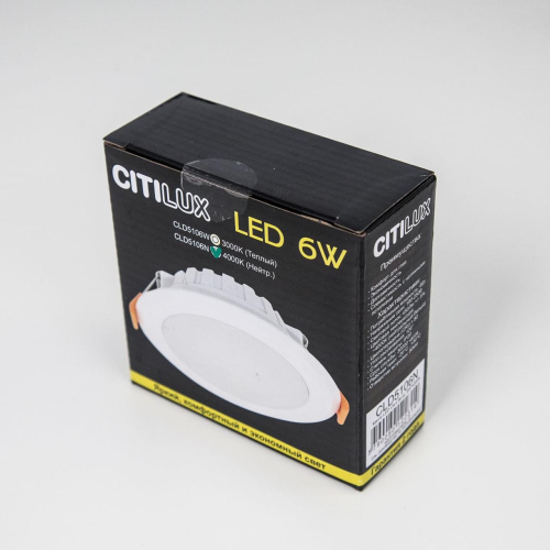 Встраиваемый светодиодный светильник Citilux Кинто CLD5106N изображение в интернет-магазине Cramer Light фото 6
