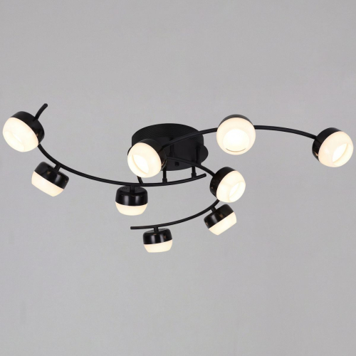 Потолочная люстра Reluce 90590-0.3-09 Black изображение в интернет-магазине Cramer Light