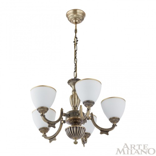 Подвесная люстра Arte Milano 342837/5 AB изображение в интернет-магазине Cramer Light фото 9