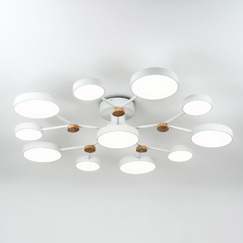 Потолочная люстра LED4U L3201-960 WT изображение в интернет-магазине Cramer Light фото 3
