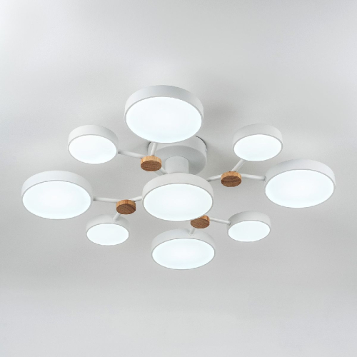 Потолочная люстра LED4U L3201-780 WT изображение в интернет-магазине Cramer Light фото 2