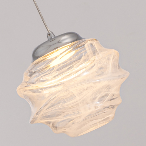 Подвесной светильник Delight Collection MD25030003-1A chrome/clear изображение в интернет-магазине Cramer Light фото 3
