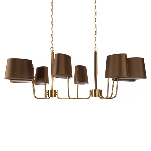 Подвесная люстра Loft IT Hilton 10527/8 Brass изображение в интернет-магазине Cramer Light фото 3