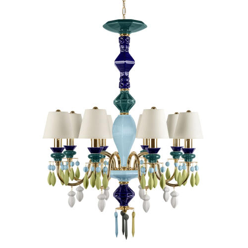 Подвесная люстра Loft IT Grace 10203/8 Green изображение в интернет-магазине Cramer Light фото 3
