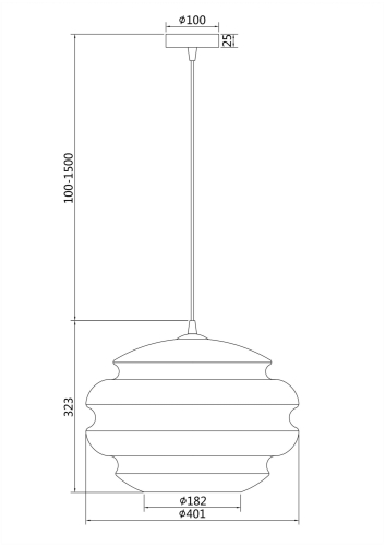 Подвесной светильник Maytoni Ruche P078PL-01AM изображение в интернет-магазине Cramer Light фото 4